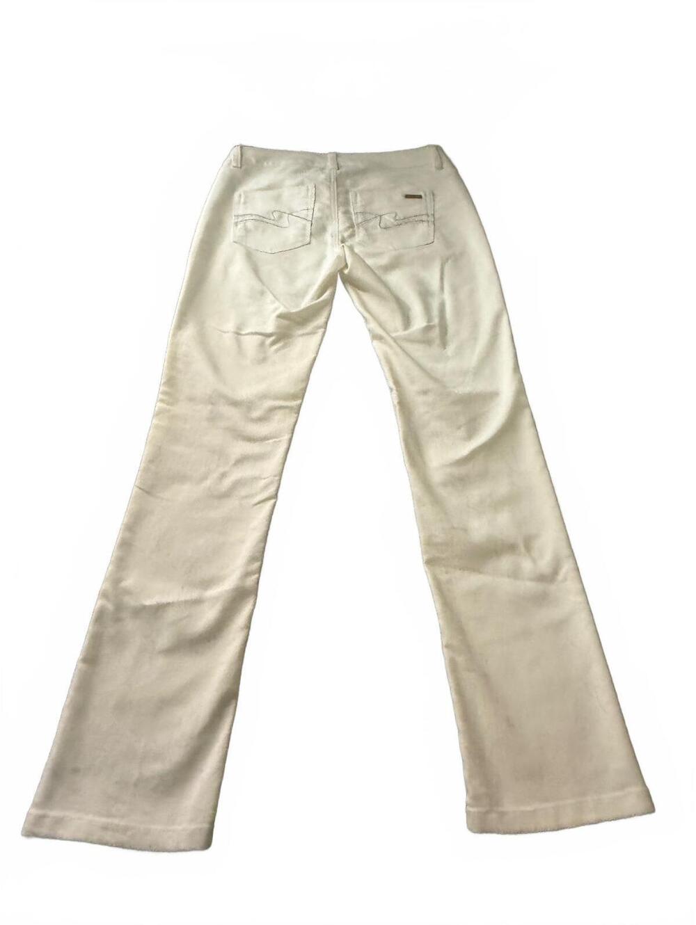 White House Black Market Blanc Slim Ankle Pants White Cotton Blend Women's 0R